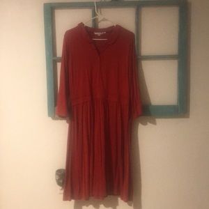 Red Boden jersey dress